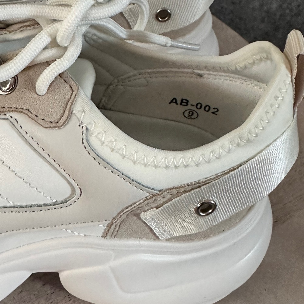 Berness Women Size 9 Chunky Platform Sneakers Thick Sole Walking Casual Trainers - Picture 7 of 16